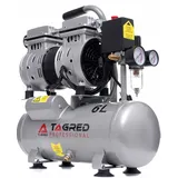 Ölfreier Kompressor 6 L 550 W 2-Kolben 10 bar leise Druckluft Kompressor