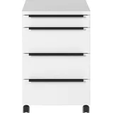 Germania Mailand Rollcontainer 42 x 63 x 60 cm weiß