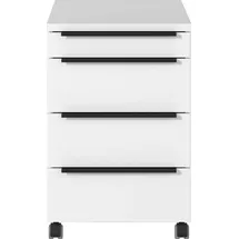 Germania Mailand Rollcontainer 42 x 63 x 60 cm weiß