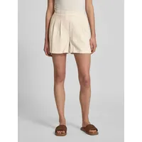 Vero Moda Shorts Jesmilo mit elastischem Bund in Beige-XS