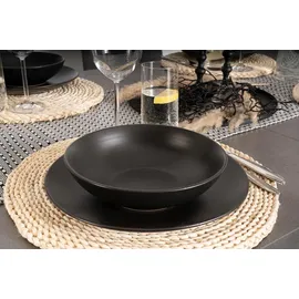 HIT Trading Speiseteller BRUNCH 27 cm schwarz 1er Set
