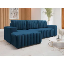 Mirjan24 Ecksofa Blau,