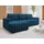 Mirjan24 Ecksofa Blau,