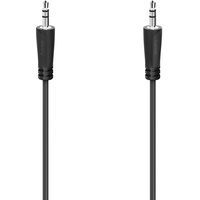 Hama Audio-Kabel, 3,5-mm-Klinken-St. - 3,5-mm-Klinken-St., Stereo, 0,5 m