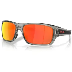 Oakley Turbine Ruby Polarized, Sonnenbrille - Grau/Schwarz Orange/Rot-Verspiegelt