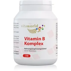 Vita World Vitamin B Komplex Kapseln trägt zur normalen Funktion des Nervensystems bei 100 KAP