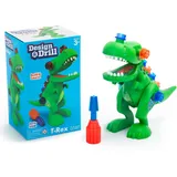 Learning Resources Design & Drill T.Rex-Dinosaurier, T Rex Spielzeug mit Schraubenzieher, STEM, Kindergeschenke, Dino Geschenke, Montessori, Dinosaurier Spielzeug ab 3 Jahren