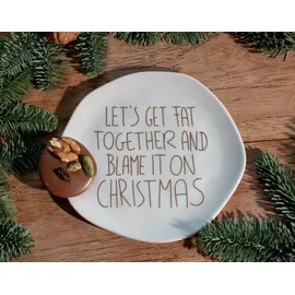 r√§der design Teller "Let ́s get fat together..."
