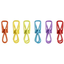Kikkerland Multi-Purpose Clips BC37 Mehrfarbig