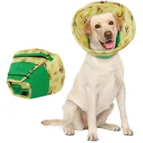 Hjumarayan Halskrause Hund Weich - Hundekragen Leckschutz, Schutzkragen Hund Wasserdicht Kragen nach OP, Leicht Trichter Verhinderung von Wunden Leckt oder Kratzt (Grün L)