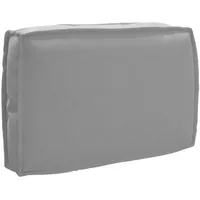VidaXL Paletten-Rückenkissen Grau 60x40x12 cm Oxford-Gewebe