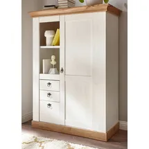 furn.design Highboard 102 x 139 cm Weiß