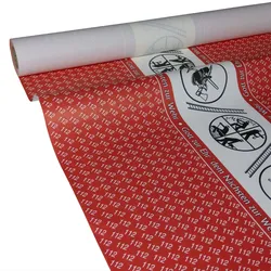 JUNOPAX Papiertischdecke Feuerwehr 50m x 0,75m, nass- und wischfest