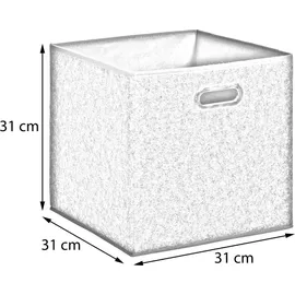 Five 5five Simply Smart Aufbewahrungsbox 31 x 31 cm 1-tlg. dunkelgrau