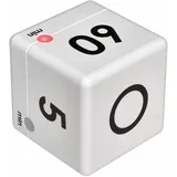 TFA Cube Timer Digitaler Kurzzeitmesser 6 x 6 x 6 cm Weiß