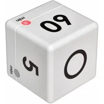 TFA Cube Timer Digitaler Kurzzeitmesser 6 x 6 x 6 cm Weiß