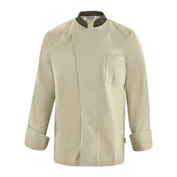 Herren Kochjacke "CABBAGE" - XS - beige