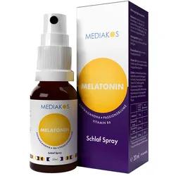 Melatonin Ashwagandha Mediakos Schlaf Spray vegan 20 ml