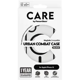 Panzer Glass iPhone 16 Urban Combat Case schwarz