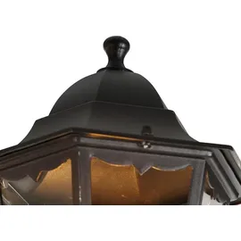 QAZQA Außenlaterne 220 cm Aluminium 3-flammig E27 IP44 schwarz