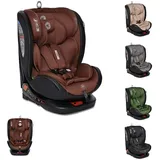 Lorelli Kindersitz Ares i-Size (40-150cm) Isofix, verstellbar, Sitz 360° drehbar braun