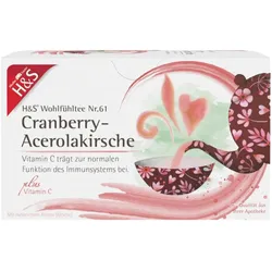 H&S Cranberry-Acerolakirsche mit Vitamin C Fbtl.