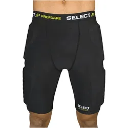Select Kompressionshose mit Polster - schwarz XL