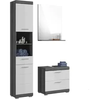 Xonox.home Badmöbel-Set Schloonsee 3-tlg. Weiß