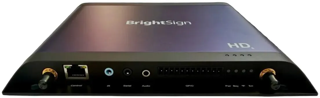 BrightSign HD226 Digitaler Mediaplayer Schwarz 4K Ultra HD WLAN