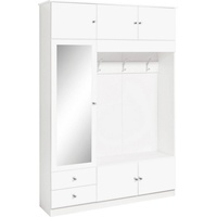 borchardt Möbel Garderobenschrank »Kompakta«, Höhe 202 cm, weiß