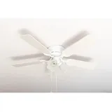 Pepeo Kisa Deluxe Deckenventilator 105 cm weiß mit Licht