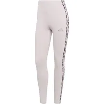 adidas Seasonal Essentials Leopard Print with 3-Stripes Damen Tights, lila - M