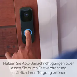Amazon Blink Video Doorbell mit Sync-Modul 2 + Türsprechanlage, + Sync Module