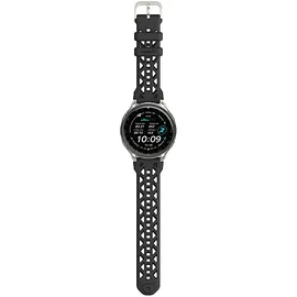Amazfit Cheetah 2 Pro BT 46 mm Titaniumgehäuse Schwarz Silikonarmband Schwarz 20 mm