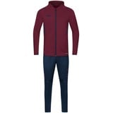 Jako Damen Trainingsanzug Challenge mit Kapuze maroon/marine, 38