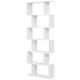 VASAGLE Bücherregal 70 x 24 x 190,5 cm Weiß