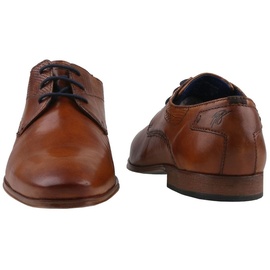 Bugatti Herren Businessschuhe, Männer Business Schnürer,Schnuerschuhe,Schnuerer,straßenschuhe,Strassenschuhe,Schnuerung,Cognac (6300),41 EU | Gr.: 41