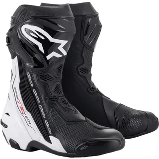 Alpinestars Supertech R Motorradstiefel (Black/White,43)