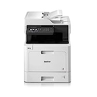 Brother MFC-L8690CDW A4 Farblaserdrucker, Wireless, PC Anschluss und Netzwerk, Drucken, Kopieren, Scannen, Faxen und 2 Duplexdruck