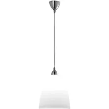 Fabas Luce Provenza 1-flg. Ø 27 cm rund weiß Glas