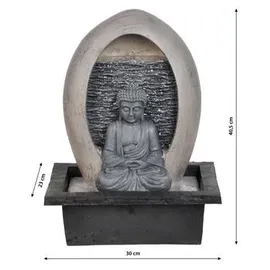 Dehner Polyresin-Zimmerbrunnen Malu grau/beige