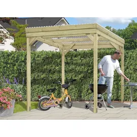 Belladoor Unterstand Uniport 203 x 199 x 230 cm grün