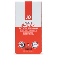 JO System JO - For Her Clitoral Stimulant Warming Warm & Buzzy Original 10 ml - wärmendes und kühlendes Stimulationsgel für die Klitoris, mit kitzelndem Effekt