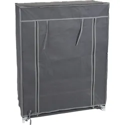 WellHome - Aufbewahrungsbox aus grauem Polyester 60x30x80cm