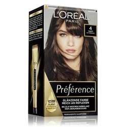 L'Oréal Paris Préférence Nr. 4 - Naturbraun farba do włosów 1 Stk
