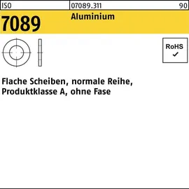 Bufab Unterlegscheibe ISO 7089 o.Fase 5 Aluminium 100 Stück