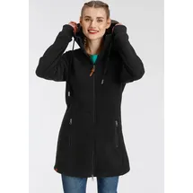 KangaROOS Fleecejacke in schwarz, | Gr. 36,
