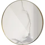 Woood Spiegel Ø 80 cm Gold
