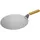 4big.fun Pizzaschaufel Ø 30,5 cm Edelstahl Silber/Weiß