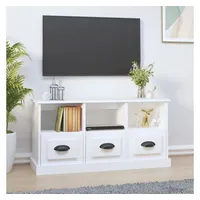 Furnicato TV-Schrank Weiß 100x35x50 cm Holzwerkstoff